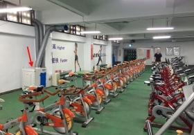 Fitness Center and Maker Space of Banqiao Senior High School applied Oil-Mist collector(COC-S-2045)