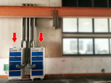 全戶型室外機│工廠內辦公室整間粉塵過濾淨化設備