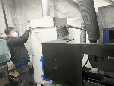 客戶採BW2000大型集塵機 改善廠區作業大量粉塵環境